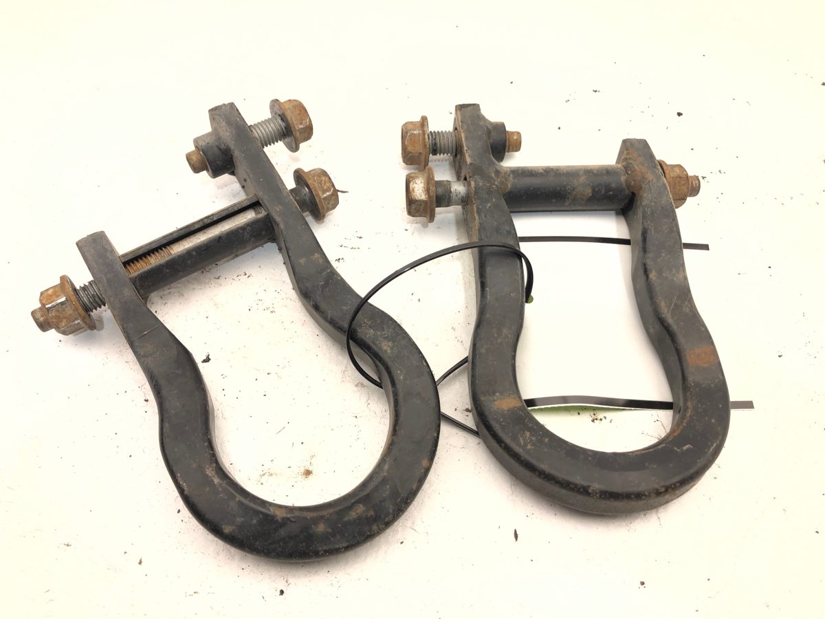 2012 Gmc Sierra 1500 Pair Of Tow Hooks Set Oem Frame Loops Hardware