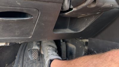 2007 Saturn Ion Lower Dash Under Column Knee Bolster Trim Panel Oem Black 19E
