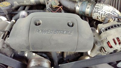 2000-03 F350 Powerstroke Engine Cover Top Plastic Shield Oem 7.3L Yc35-6A949-Ab