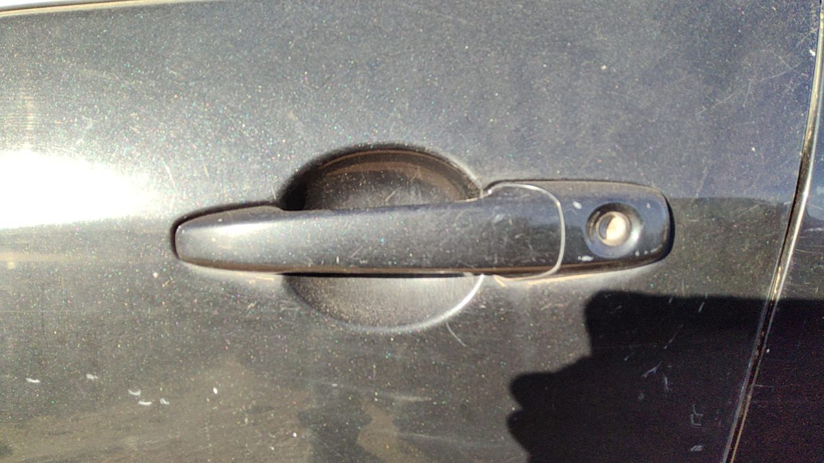 06-12 Ford Fusion Driver Left Front Outside Door Handle Uh Tuxedo Black Metallic