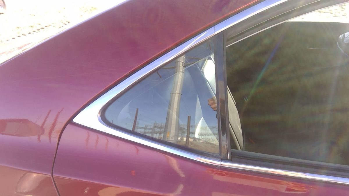 10-12 Hs250h Hybrid Passenger Right Rear Vent Window Back Door Glass With Frame