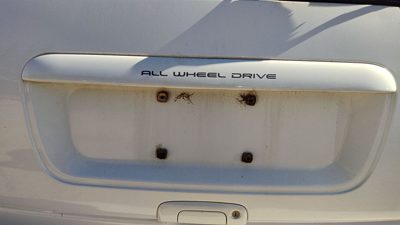 96-99 Town Country License Plate Trim Surround Panel Tail Trunk Pwp Golden White