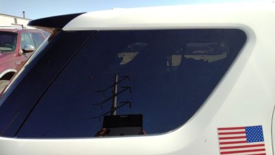11-19 Police Interceptor Passenger Right Rear Quarter Glass Back Side Window