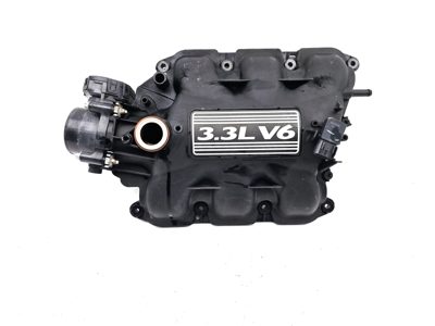 2008-2010 Dodge Grand Caravan Upper Intake Manifold Throttle Body Oem 3.3L