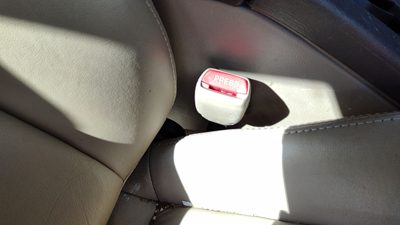 00 01 Legacy Outback Passenger Right Front Seat Belt Buckle Receiver Oem Tan 040