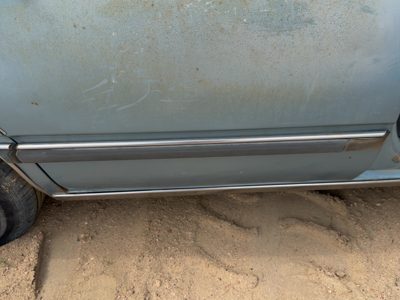 1986 Olds 88 Passenger Right Rear Moulding From Door Oem Back Trim Strip