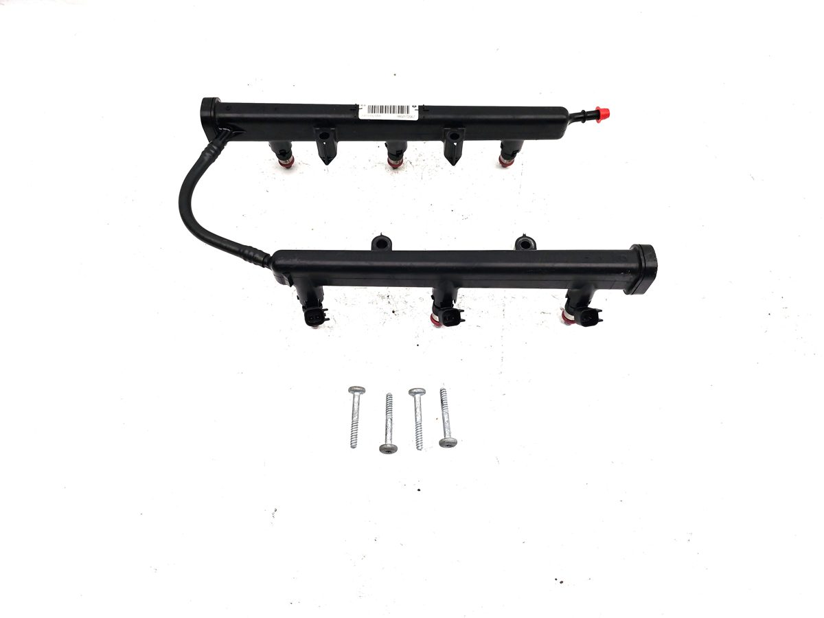 2011-2017 Chrysler 200 Complete Fuel Rail With Injectors Set Loaded Oem 3.6L
