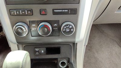 09-12 Traverse Front Temperature Control Module In Dash Heater Ac Head Unit