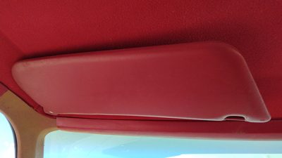 1983 Ford F150 Driver Left Sun Visor Oem Red