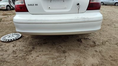 2004 2005 Mercury Sable Rear Bumper Cover Assembly Oem Back Wt White