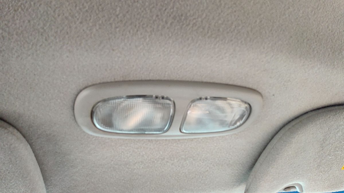 2005-2009 Gmc Envoy Center Overhead Console Dome Light Map Lamp Cubby Gray 28H