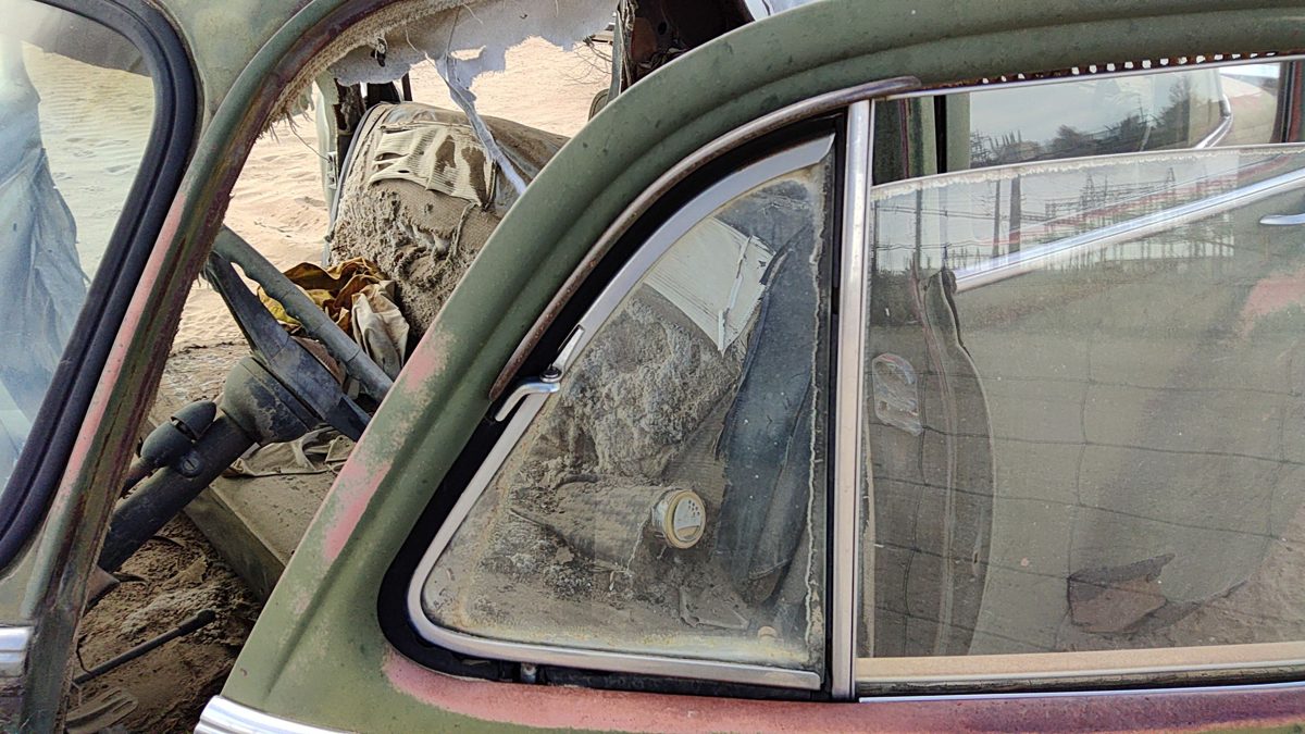 1953 Bel Air 150 Sedan Driver Left Front Vent Window Small Door Glass With Frame