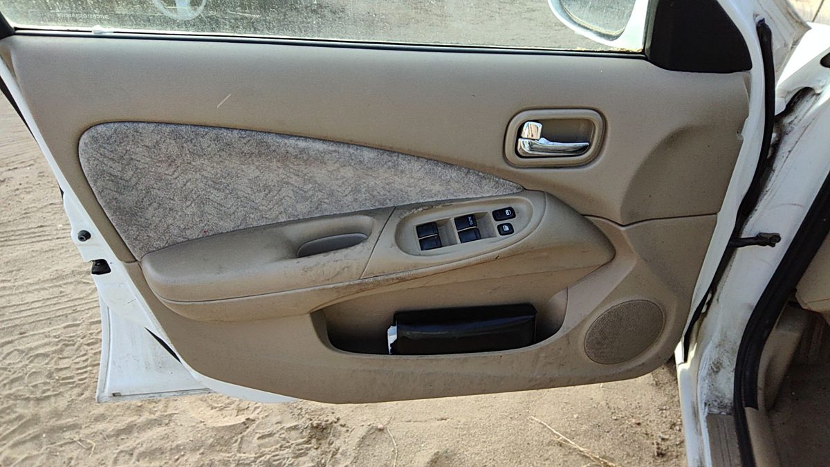 00-03 Nissan Sentra Driver Left Front Door Trim Panel With Master Switch Sand H