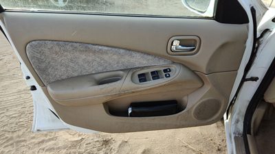 00-03 Nissan Sentra Driver Left Front Door Trim Panel With Master Switch Sand H