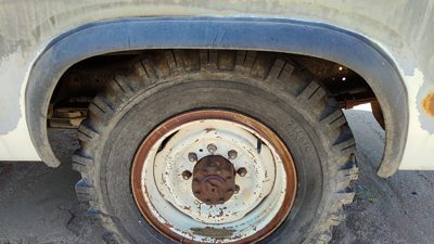 1984 Dodge D350 Driver Left Rear Wheel Flare Moulding Oem Back