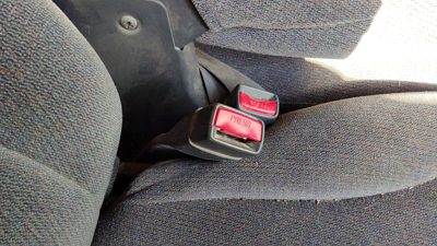 2001 2002 Sierra 2500 Hd Passenger Right Front Seat Belt Buckle Oem Graphite 12d