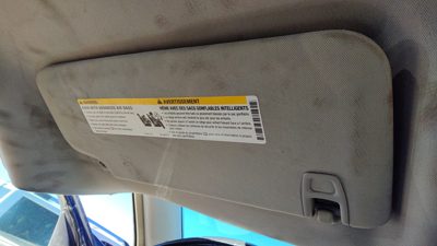 2007-2017 Gmc Acadia Driver Left Sun Visor Oem 23234424