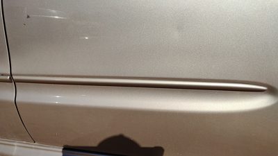 03-05 Grand Am Driver Left Rear Moulding From Door Back Trim 33U Champagne Beige