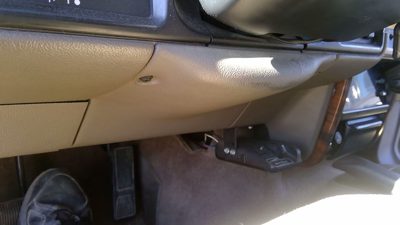 94-95 Jeep Grand Cherokee Lower Dash Under Column Knee Bolster Trim Panel Brown