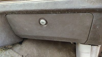 1981 Chevy Malibu Glove Box Assembly Complete Door With Latch Oem Tan 4 Door