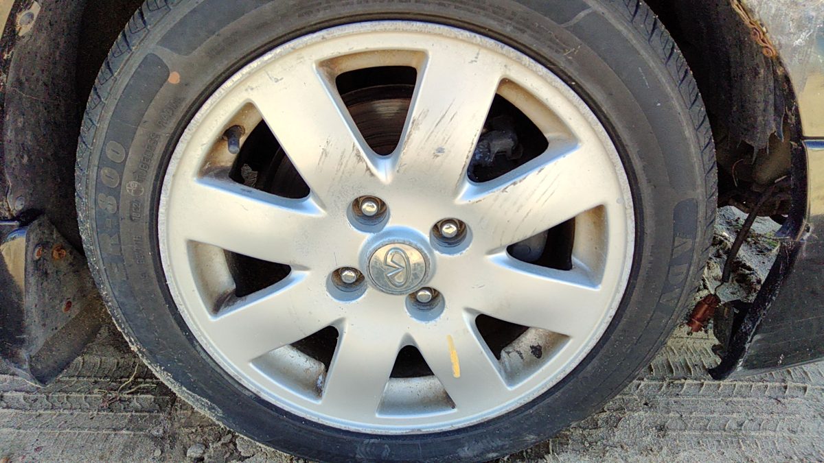 2002 Infiniti G20 16" Aluminum Wheel Factory Rim 8 Spoke #1 403009f585