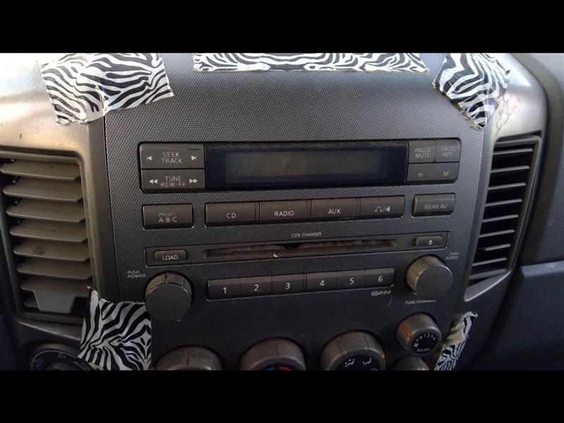 2004-2005 Nissan Armada Audio Equipment Radio Receiver Am-Fm-Stereo-6 Disc Cd