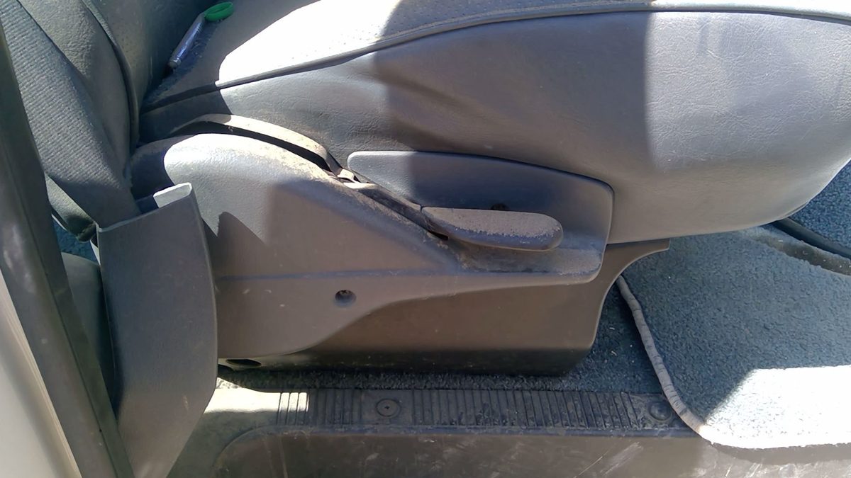 1993 Ford Van E150 Passenger Right Side Seat Trim Panel Oem Gray