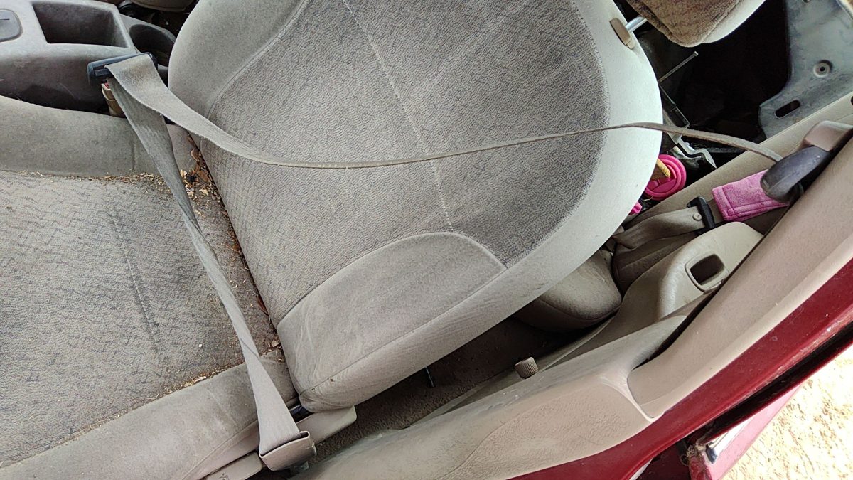 1997 Ford Escort Driver Left Front Seat Belt Retractor Oem Shoulder Tan