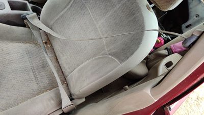 1997 Ford Escort Driver Left Front Seat Belt Retractor Oem Shoulder Tan