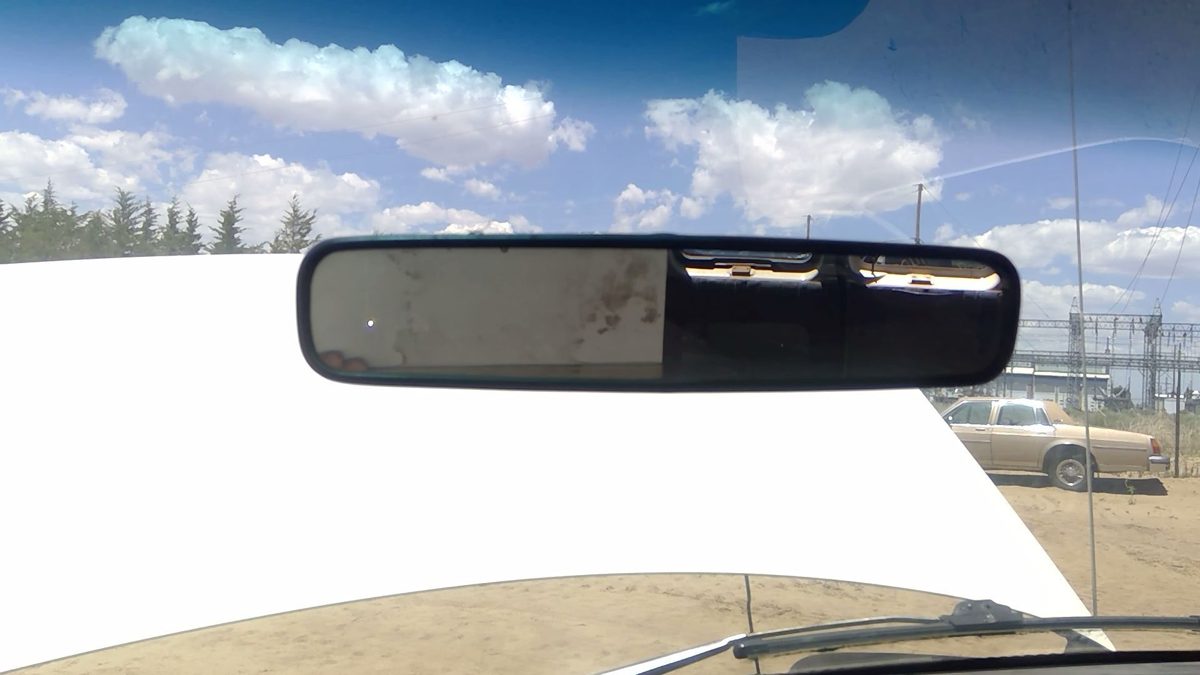 1993 Ford Van E150 Inside Rear View Mirror Oem Windshield Mounted