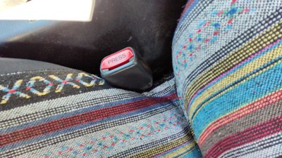 02 Infiniti G20 Driver Left Front Seat Belt Buckle Receiver Oem Black 868426j010