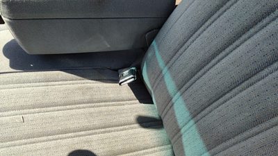 1990 Olds 88 Driver Left Front Seat Belt Buckle Receiver Oem Gray