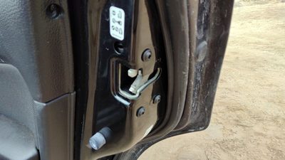 2006-2012 Ford Fusion Passenger Right Rear Door Latch With Rods/Cables Oem Back
