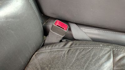 02-05 Buick Lesabre Passenger Right Front Seat Belt Buckle Receiver Graphite 933
