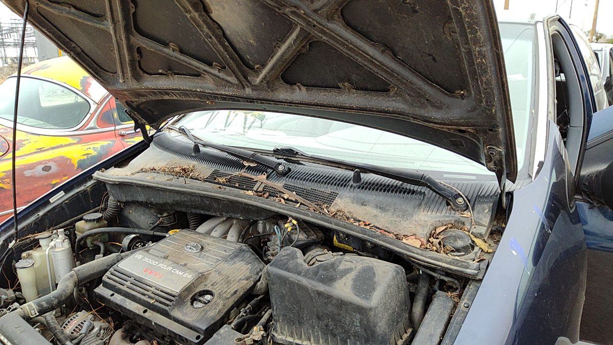 2001 Toyota Sienna Pair Of Hood Hinges Right Left Set Assembly Oem Blue 8Q0
