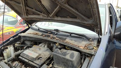 2001 Toyota Sienna Pair Of Hood Hinges Right Left Set Assembly Oem Blue 8Q0