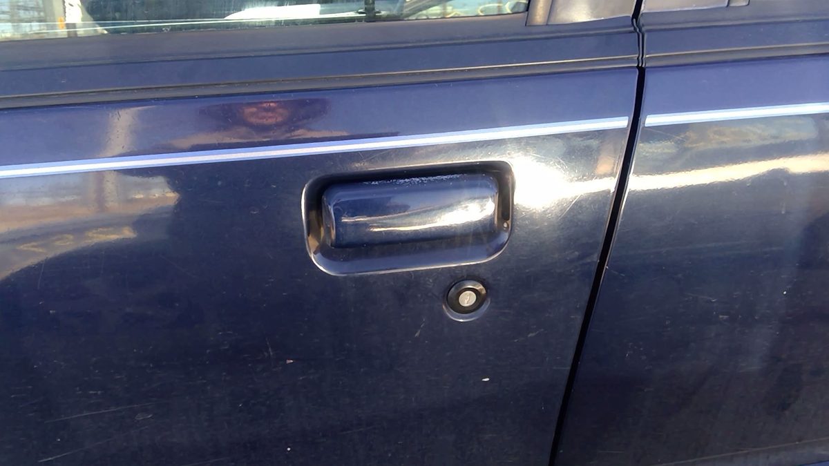 1995 Ford Explorer Driver Left Rear Outside Door Handle Oem Back Blue