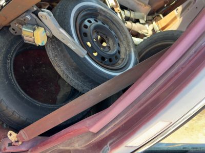 1987 Buick Park Ave Driver Left Front Seat Belt Retractor Oem Shoulder Red
