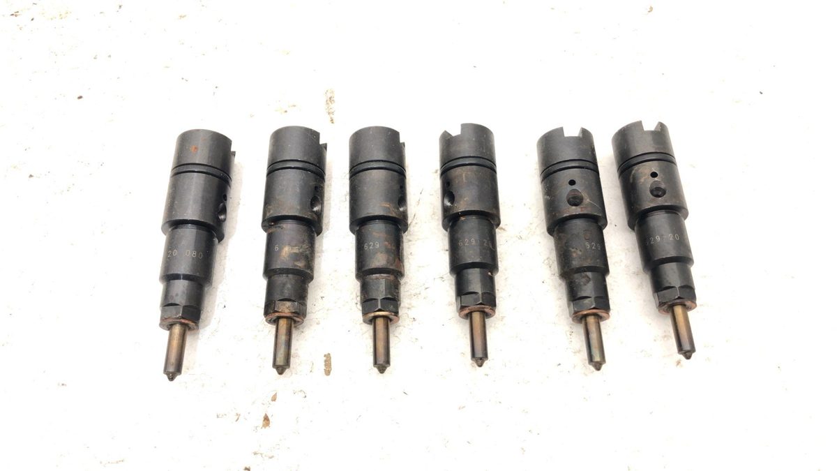 2001-2002 Dodge Ram 2500 Set Of 6 Fuel Injectors 5.9L Cummins Oem 05018177Aa