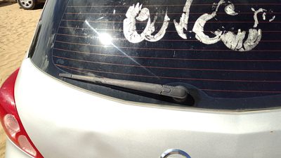 2007-2009 Nissan Versa Back Glass Wiper Arm Oem Rear Window Blade Liftgate Hatch