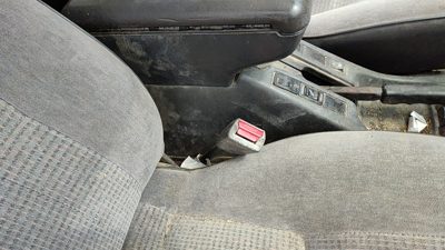 92-95 Nissan Pathfinder Passenger Right Front Seat Belt Buckle Receiver Oem Gray