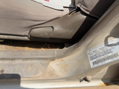 2000 Mazda Protege Dx Driver Left Side Seat Trim Panel Oem Brown