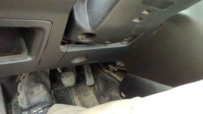02-05 Civic Hatchback Si Lower Dash Under Column Knee Bolster Trim Panel Black