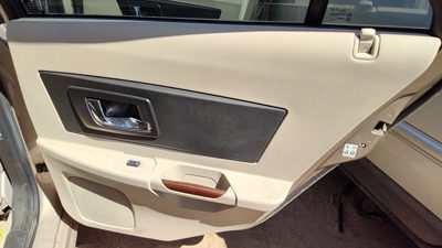 04-05 Cts Passenger Right Rear Door Trim Panel With Switches Back Neutral 702