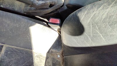 1998 Bmw 540I Driver Left Front Seat Belt Buckle Receiver Oem Black