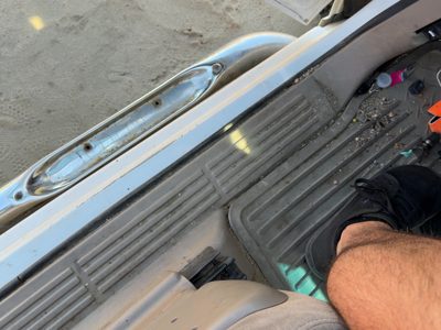 05 Silverado 2500 Driver Left Lower Sill Step Moulding Trim Panel Oem Tan 52D