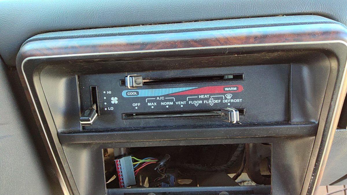 1990-1991 Ford F150 Temperature Control Module In Dash Heater Ac Head Unit Oem