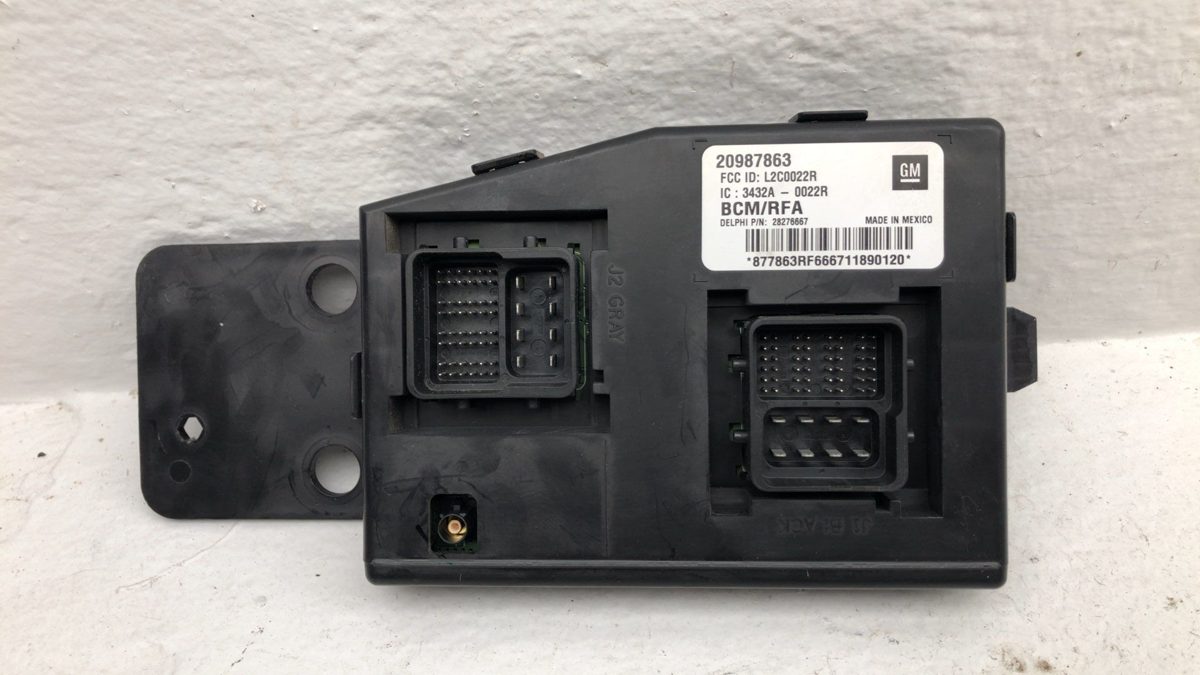 2009-2012 Gmc Canyon Bcm Body Control Module Computer Oem 20987862 20987863
