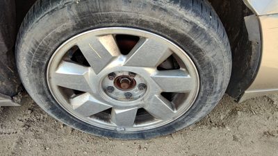 00-02 Cadillac Deville Dts 17' Aluminum Wheel Factory Chrome Rim 7 Spoke N94 #1
