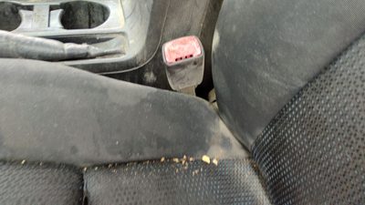 09-13 Toyota Corolla Driver Left Front Seat Belt Buckle Receiver Oem Charcoal 17